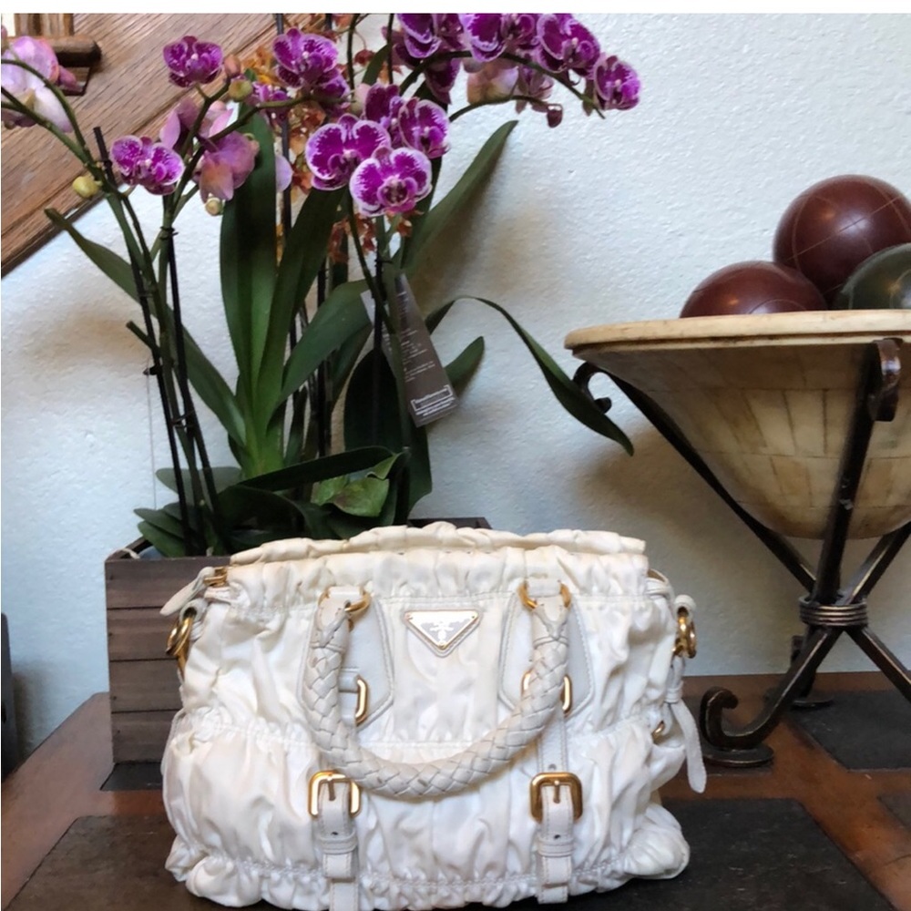 Prada Tessuto Gaufre Tote Bag